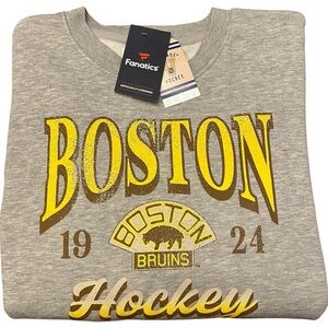 Men’s Boston Bruins Sweatshirt XL Fanatics NHL Bruins Sweatshirt Vintage 1924
